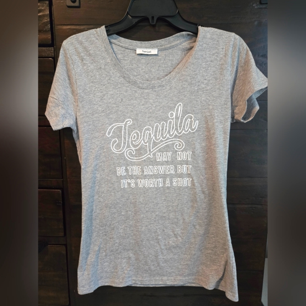 Grey tequila tee NWOT